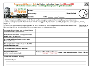 Téléchargez La Grille D'évaluation